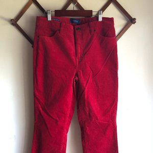 Talbots High Waist Straight Corduroy Petite Pants